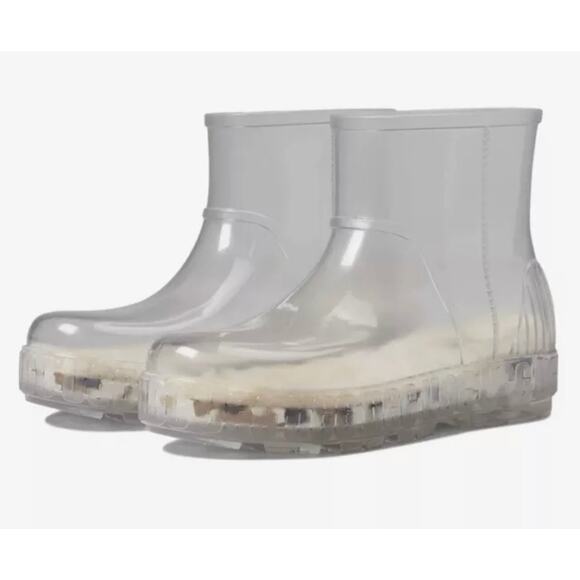 New UGG Women's Drizlita Boot, Clear, Size 5